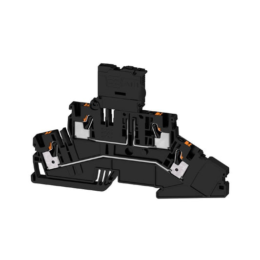 2816990000 - Black Push-In Fuse Terminal for 4mm² Wires, 150V Rated  (Pack of 50)