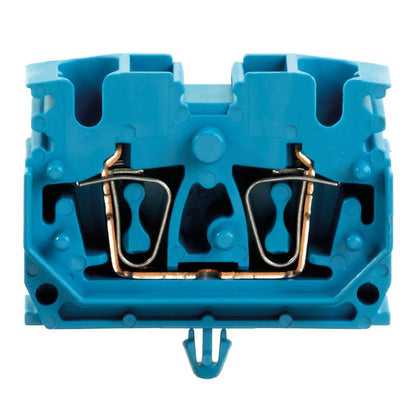 1712980000 - Blue Z-Series 2.5 mm² Feed-Through Terminal with Tension-Clamp  (Pack of 100)