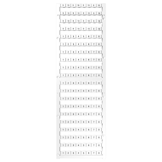 2748060000 - 5x8mm RoHS Terminal Marker, White Base, 800 Count  (Pack of 800)