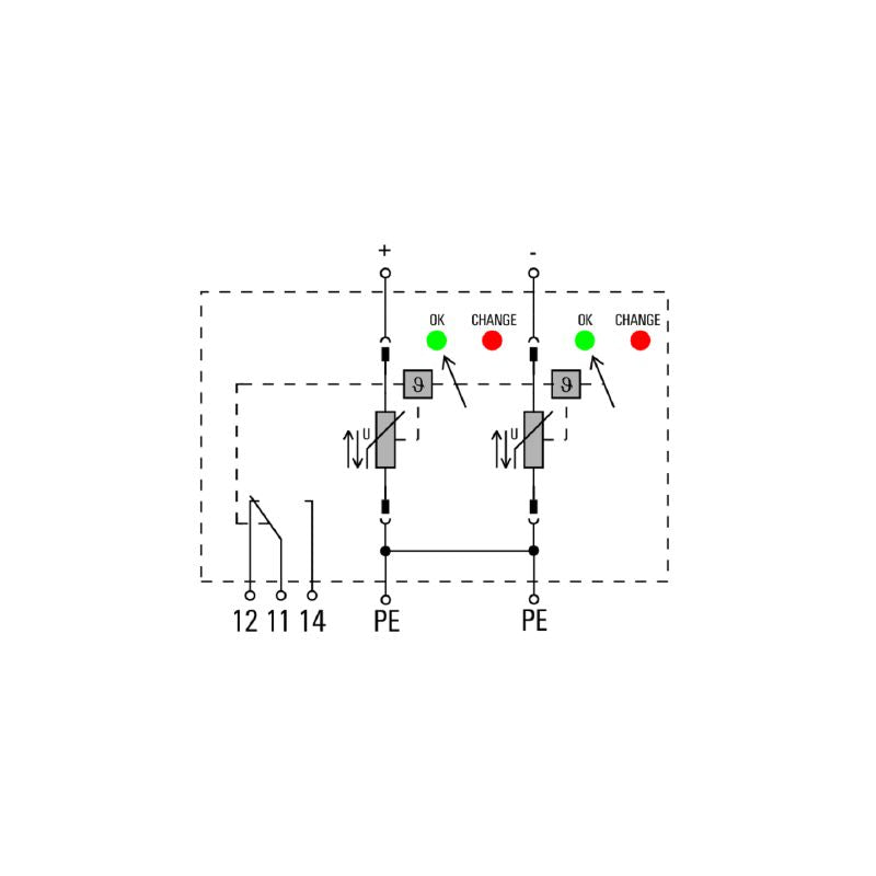 1351370000 - VPU II 600V Surge Arrester with Remote Contact