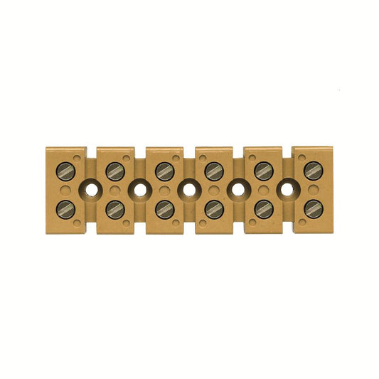 0620120000 - 12-Connection Terminal Strip, 6mm², 41A, Screw Mechanism  (Pack of 20)