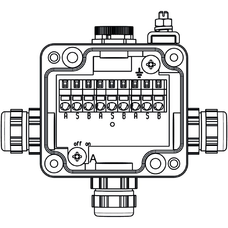 8564180000 - Intrinsically Safe Field Distributor for Zone 1 & 2