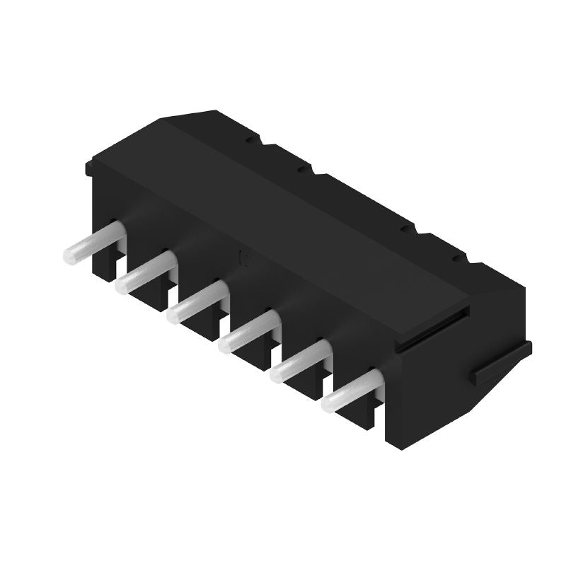 1811220000 - 3.5mm Pitch PCB Terminals, 6 Poles, Black Finish  (Pack of 100)