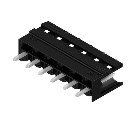 1626430000 - 5.00mm Male PCB Connector, 6 Poles, 4.5mm Pins, Black Box  (Pack of 50)
