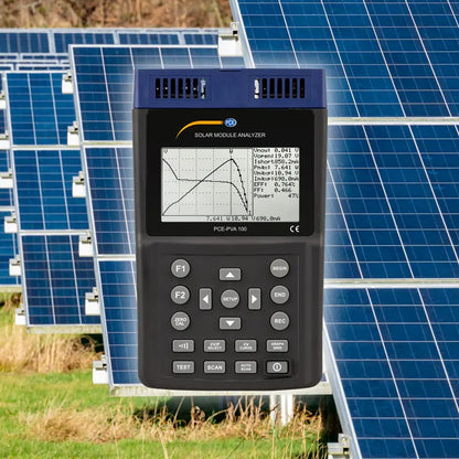 PCE-PVA 100 - 4.8" LCD Environmental Meter for Solar Module Analysis