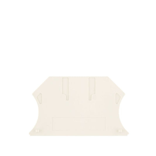1050090000 - 56mm White End Plate for Terminals, V-0 Rated  (Pack of 50)