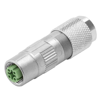 2812410000 - Robust M12 Field Attachable Connector, IP67 Waterproof, 4A, 5-9.7mm