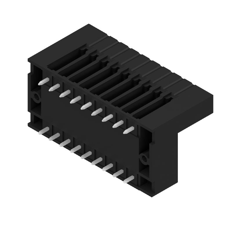 1035380000 - 18-Pole Black PCB Connector, 3.81mm Pitch, 180° Elbow  (Pack of 50)