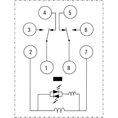 2765050000 - 2-Contact Relay for 220V DC, 10A, Plug-In Design  (Pack of 10)