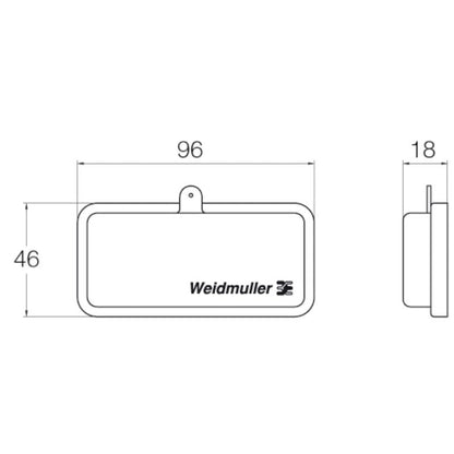 1215910000 - HDC 10B Heavy-Duty Connector, 76mm x 46mm, IP20 Protection  (Pack of 20)