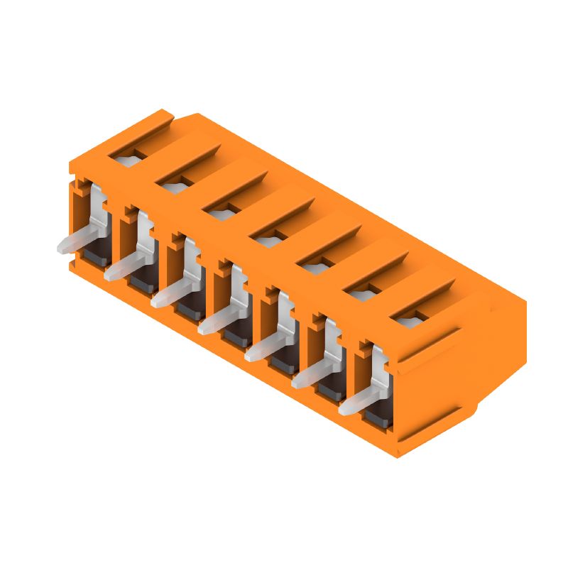 1845330000 - 5.00mm Terminal Block, 7 Poles, 90° Angle, Tinned Finish  (Pack of 50)