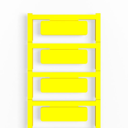 1131970000 - Yellow ClipCard Device Marker 15x49mm with Adhesive Tape  (Pack of 40)