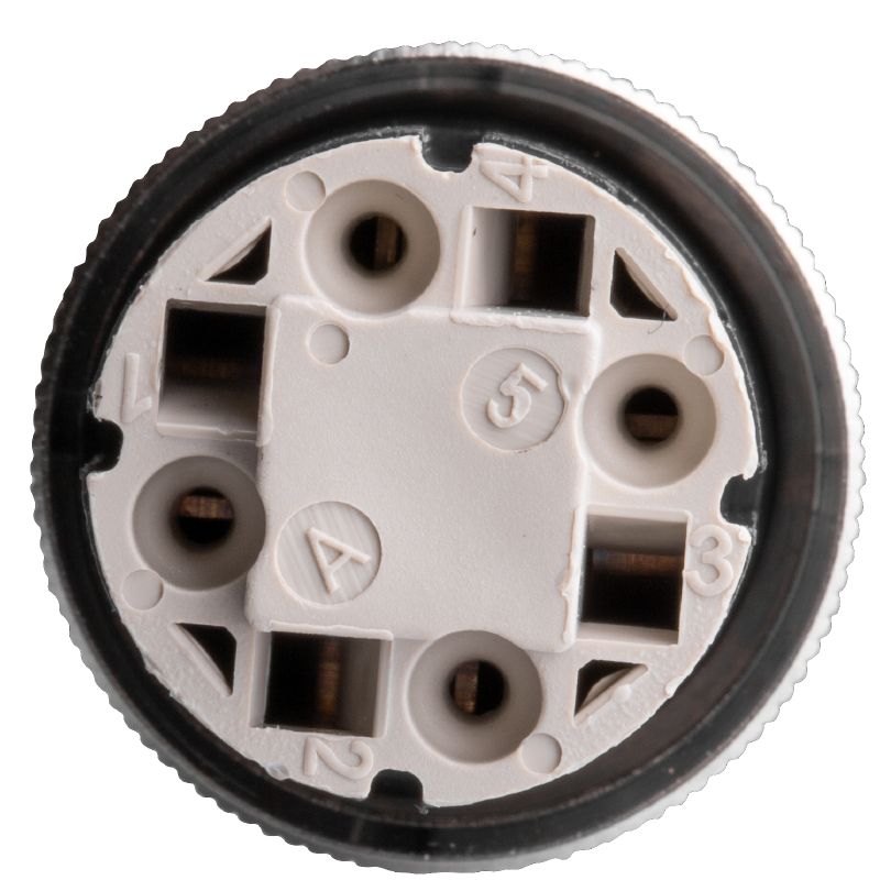 1125550000 - M12 Gold-Plated Connector, IP67, 4-6mm Cable Diameter