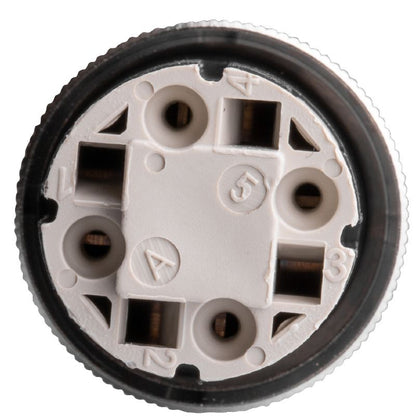 1125550000 - M12 Gold-Plated Connector, IP67, 4-6mm Cable Diameter