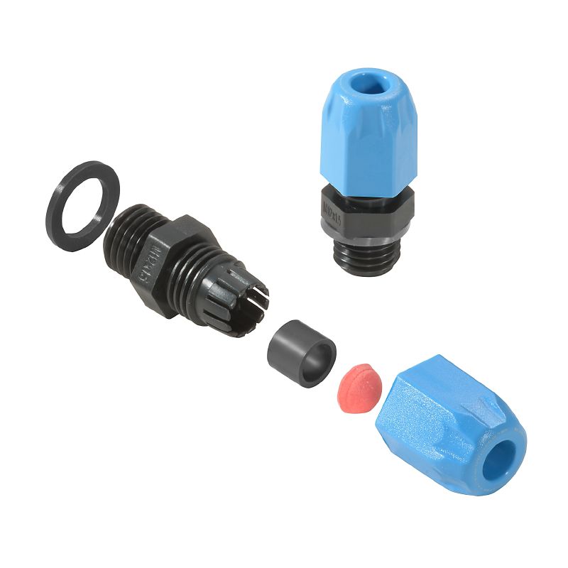 2722210000 - M12 IP66 Plastic Gland, 4-6.5mm Diameter, Polyamide 6  (Pack of 100)