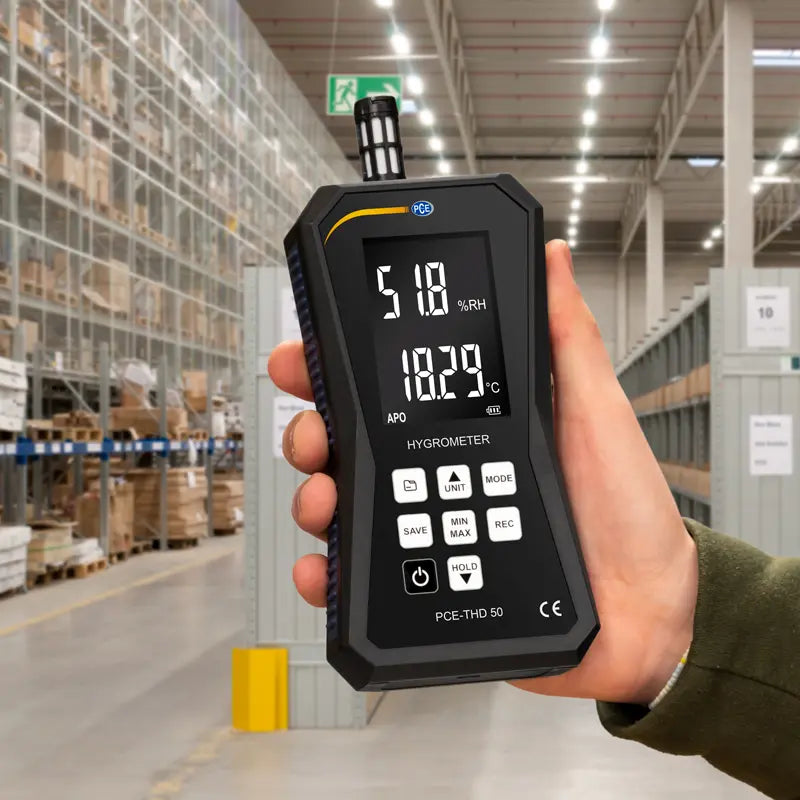 PCE-THD 50 - Digital Thermometer with K-Type Probe, -20 to 60 °C Range