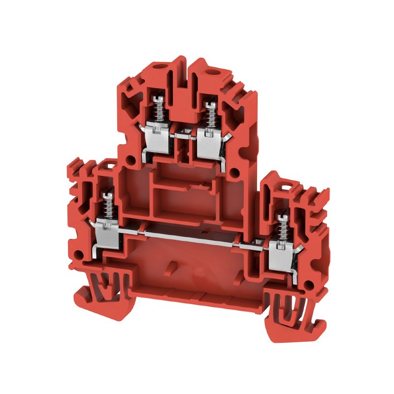 1068080000 - Red Multi-Tier Terminal Block 4 Connections, 4 mm²  (Pack of 50)