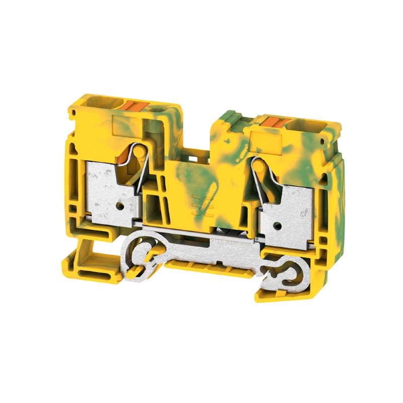 2494010000 - 16mm² Green/Yellow PE Terminal for TS 35 Rail, 1000V  (Pack of 20)