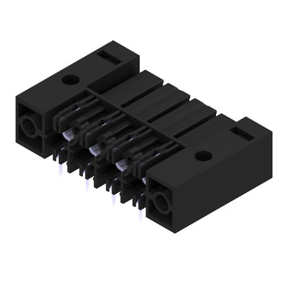 1929430000 - 7.62mm 4-Pole Black PCB Connector with 270° Angle  (Pack of 100)