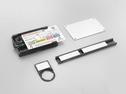 1474330000 - Chrome Coated Aluminum Device Marker 58 x 34.8 mm