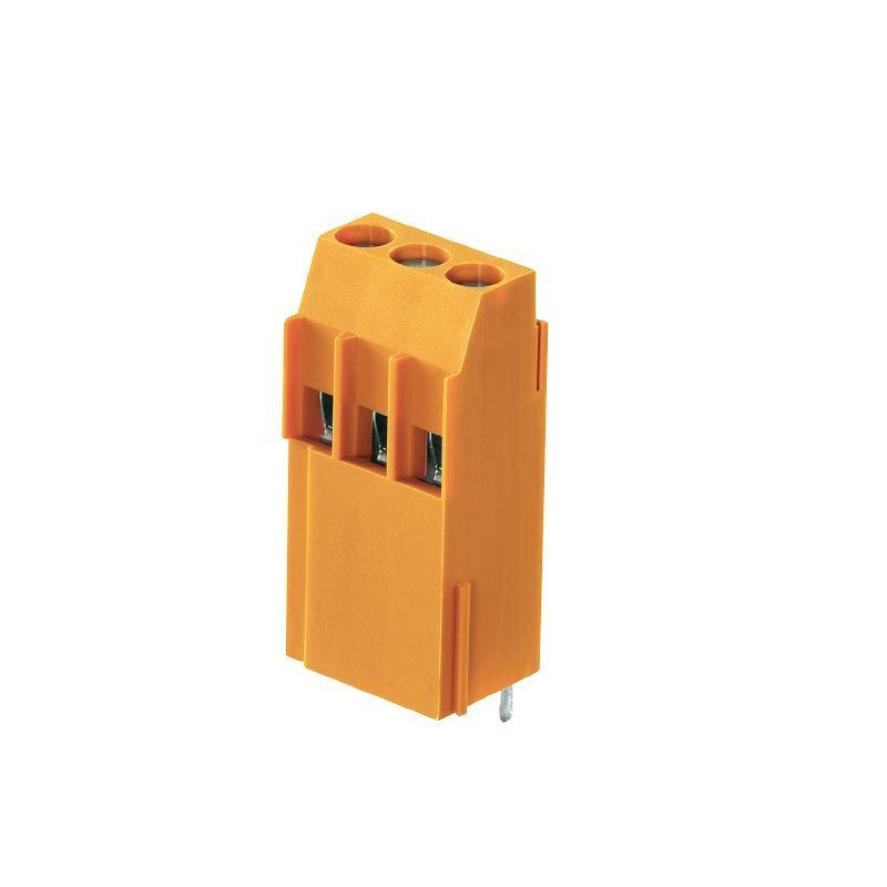 1975260000 - 5mm Orange PCB Terminal, 3-Pole, 3.2mm Pin Length  (Pack of 100)