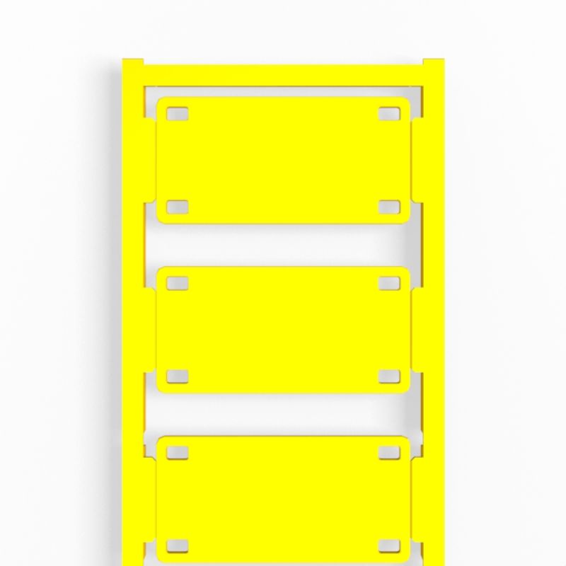 1083240000 - Yellow 30mm x 60mm Polyamide Cable Markers for Conductors  (Pack of 30)