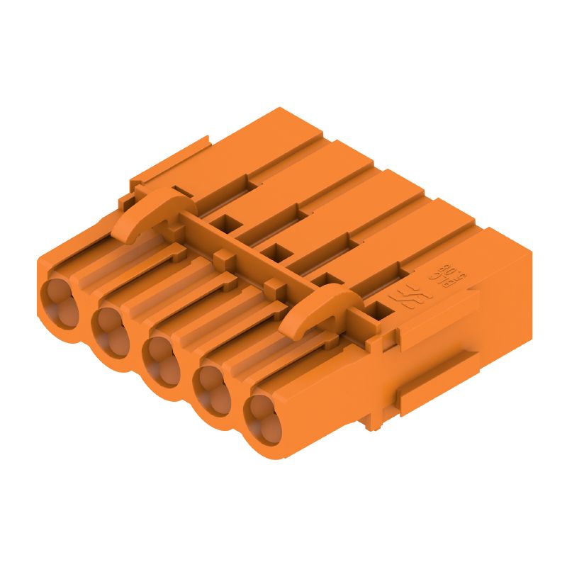 1649400000 - 5-Pole Female PCB Connector, 5.08mm Pitch, Crimp Design  (Pack of 50)