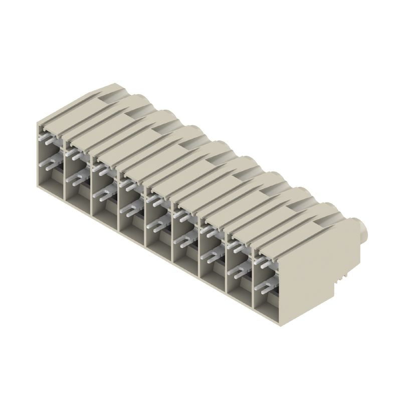 1386880000 - 15mm 9-Pole PCB Terminal Block with Solder Pins  (Pack of 8)