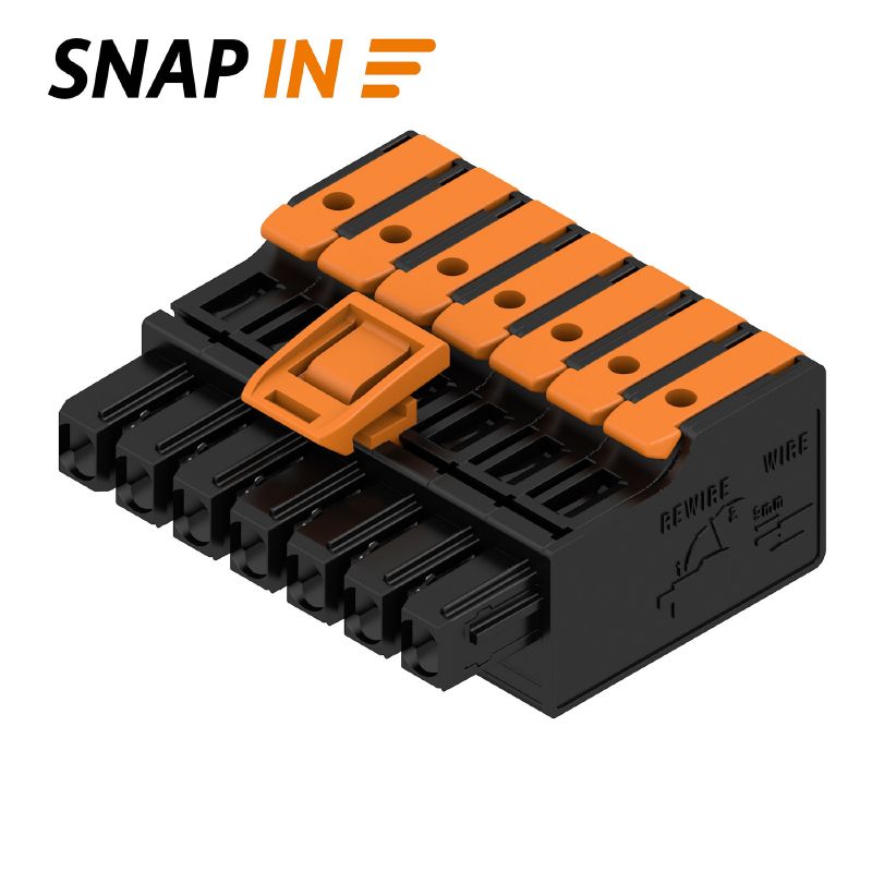 2741720000 - 5mm Female PCB Connector, 7 Poles, 400V, 26.8A  (Pack of 48)