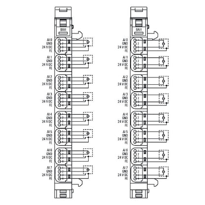 1315650000 - IP20 Remote I/O Module with 8 Analog Input Channels