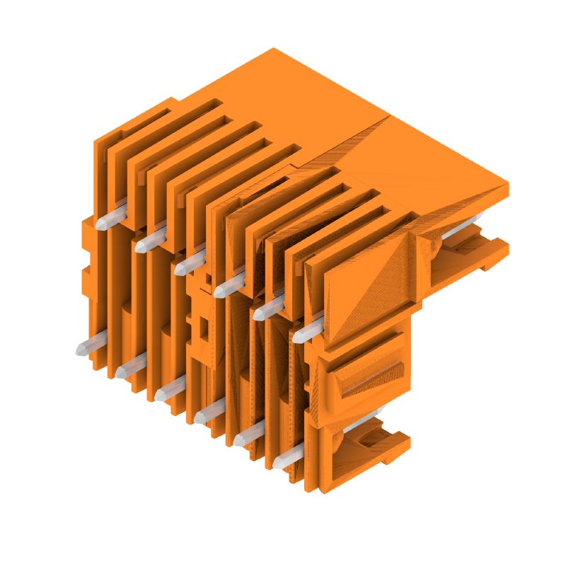 1725690000 - OMNIMATE 180° Male Header Connector, 12 Poles, 5.08mm Pitch  (Pack of 50)