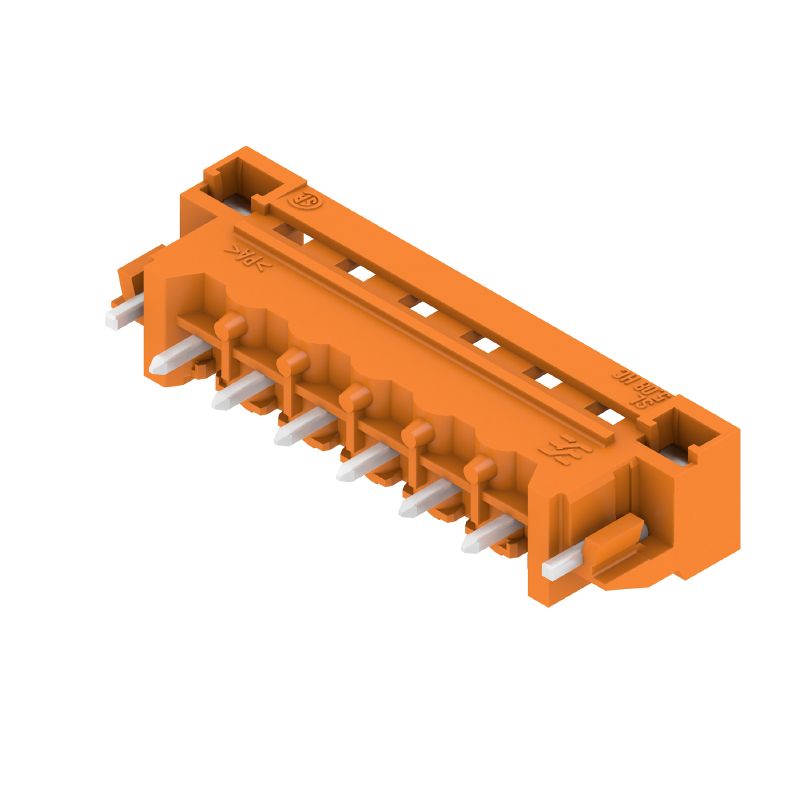 1148020000 - 5.08mm 6-Pole Male PCB Header Connector with Solder Flange  (Pack of 42)