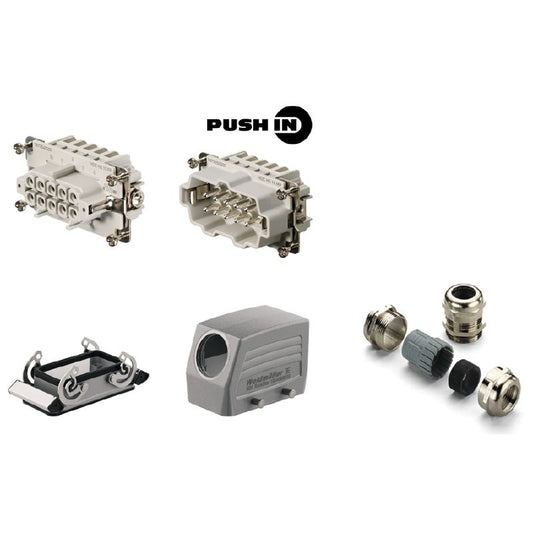 1027670000 - Heavy-Duty 10 Pole Connector Kit with IP65 Protection