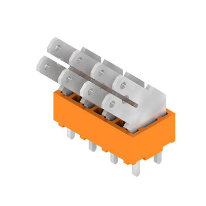 9511810000 - 5.00mm PCB Terminals, 4 Poles, 135° Angle, RoHS Compliant  (Pack of 100)