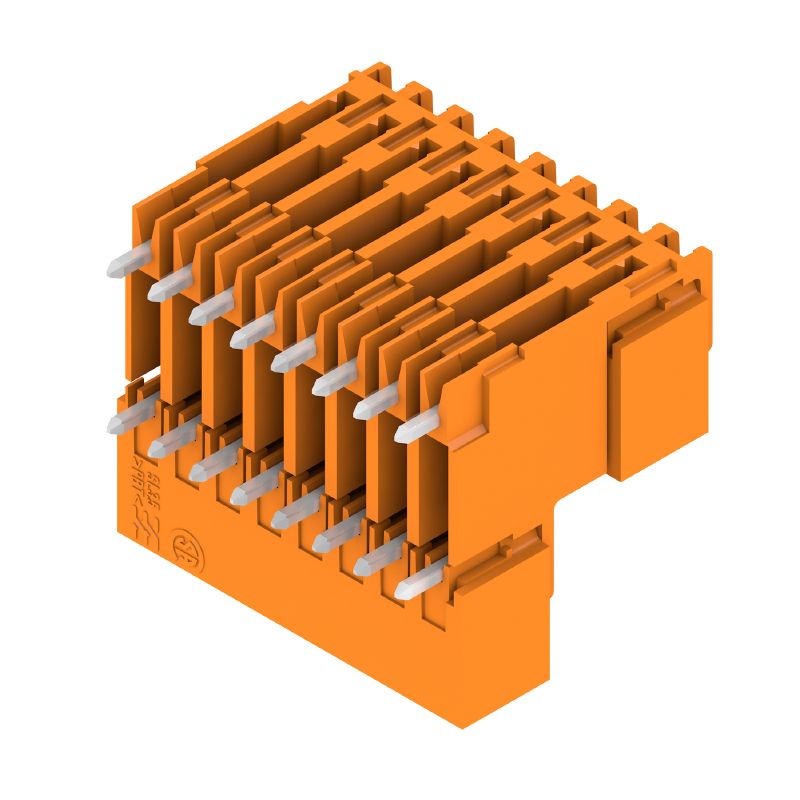 1642270000 - 16-Pole 3.50mm PCB Male Header Connector at 90° Angle  (Pack of 20)