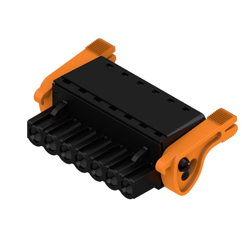 1508480000 - 5.08mm Female PCB Plug Connector with 180° Angle, 24A Capacity  (Pack of 36)