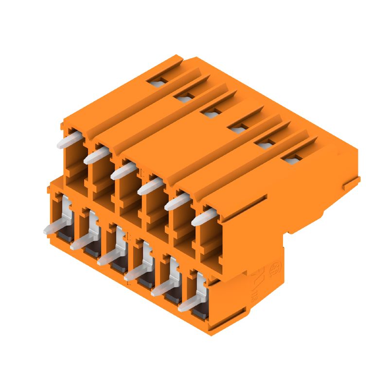 1768890000 - 12-Pole Orange Circuit Board Terminal, 5.08mm Pitch  (Pack of 36)