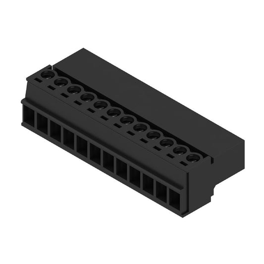 1970120000 - 3.81mm PCB Male Plug Connector, 12 Poles, 180° Orientation  (Pack of 50)