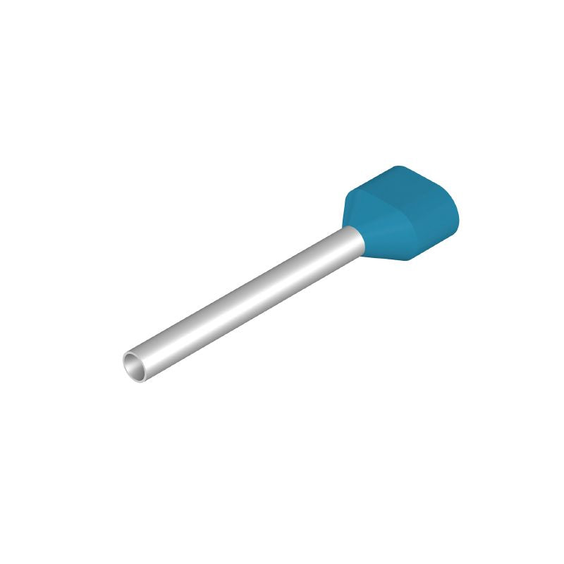 9037630000 - Light Blue Wire End Ferrule, 5.5mm Collar Height  (Pack of 500)