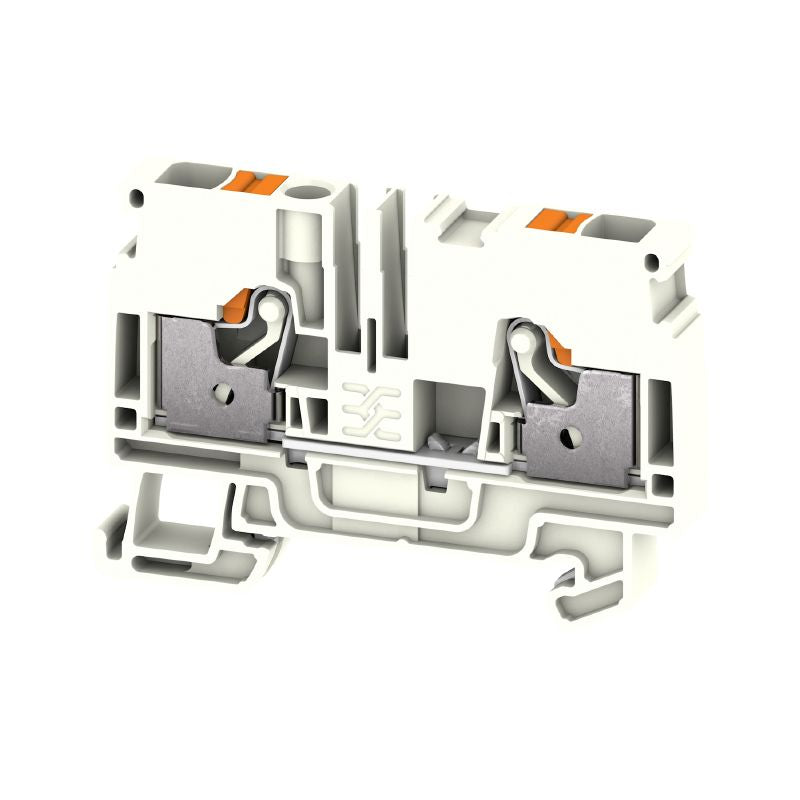 2734160000 - White Push-In Terminal, 6mm², -60°C to 130°C Rated  (Pack of 50)