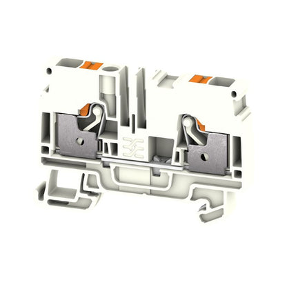 2734160000 - White Push-In Terminal, 6mm², -60°C to 130°C Rated  (Pack of 50)