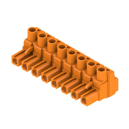 1980540000 - 8-Pole PCB Connector, 180° Angle, 4 mm² Clamping  (Pack of 25)