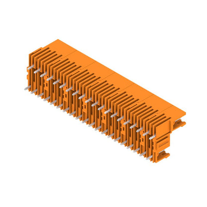 1745080000 - 40-Pole 5.08mm PCB Connector with 180° Elbow, Orange  (Pack of 10)