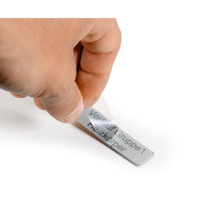 1880830000 - 15x49mm Transparent Clip Card Accessory with Acrylic Adhesive  (Pack of 10)