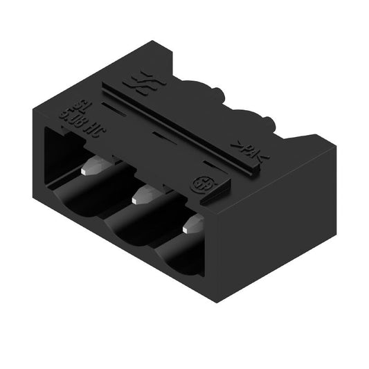 1155330000 - 5.08mm THT Male Header Connector, 3-Pole, Black  (Pack of 100)