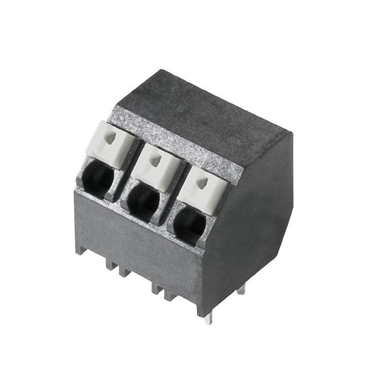 1062730000 - 5mm PCB Terminal, 2 Poles at 135°, Black Push In Mechanism  (Pack of 60)