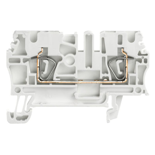 1683320000 - White 2.5 mm² Feed-Through Terminal with Tension-Clamp Connection  (Pack of 100)