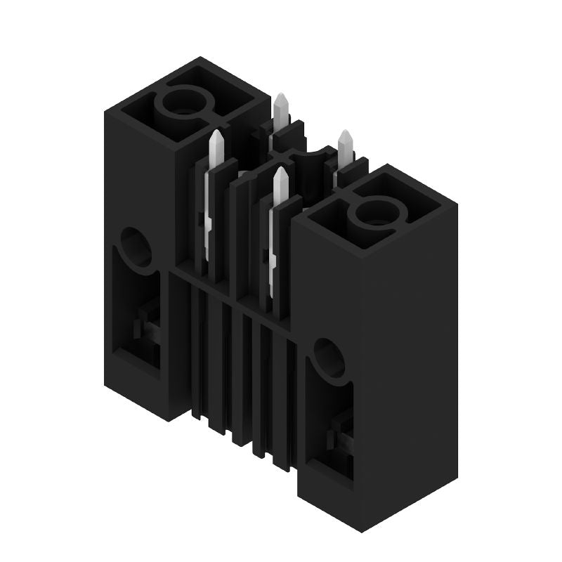 1928840000 - 7.62mm 2-Pole Female Header Connector with Black Finish  (Pack of 100)