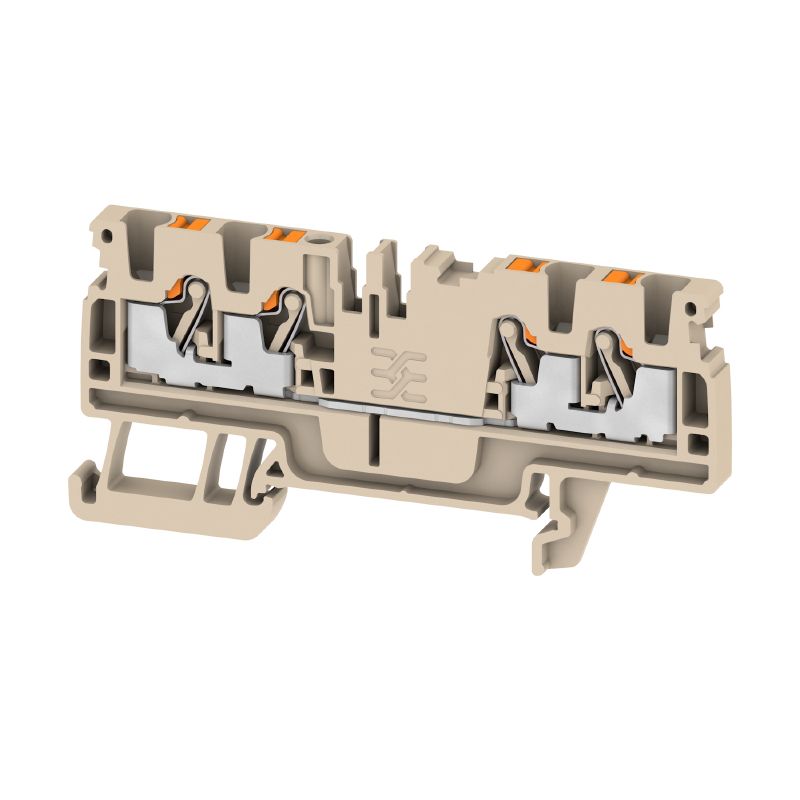 1521690000 - Compact A4C 2.5mm² Feed-Through Terminal, 800V, 24A  (Pack of 100)