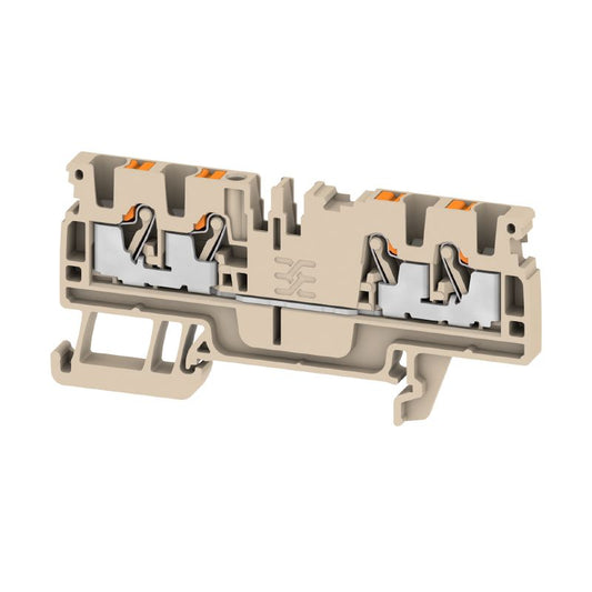 1521690000 - Compact A4C 2.5mm² Feed-Through Terminal, 800V, 24A  (Pack of 100)